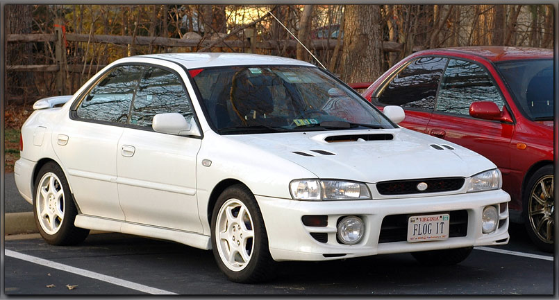 Pic Request White GC with White Rims Subaru Impreza GC8 RS Forum 